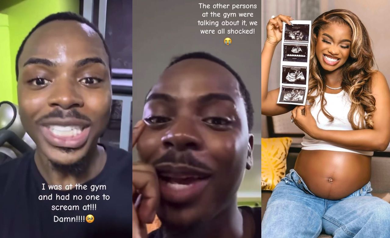 “Wait, What?!” – Enioluwa Reacts in Shock to Priscilla Ojo’s Pregnancy Announcement