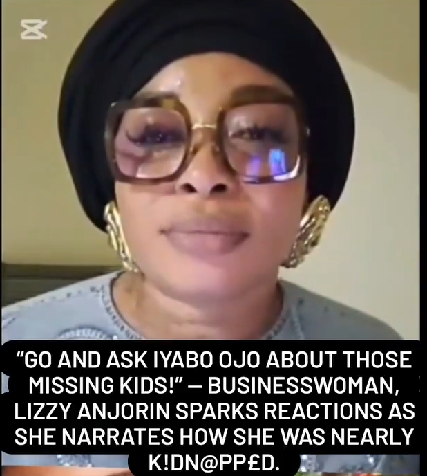 Storm of Accusations: Lizzy Anjorin Sparks Outrage as She Claims Iyabo Ojo Knows More About Missing Children and Kidnap Attempts