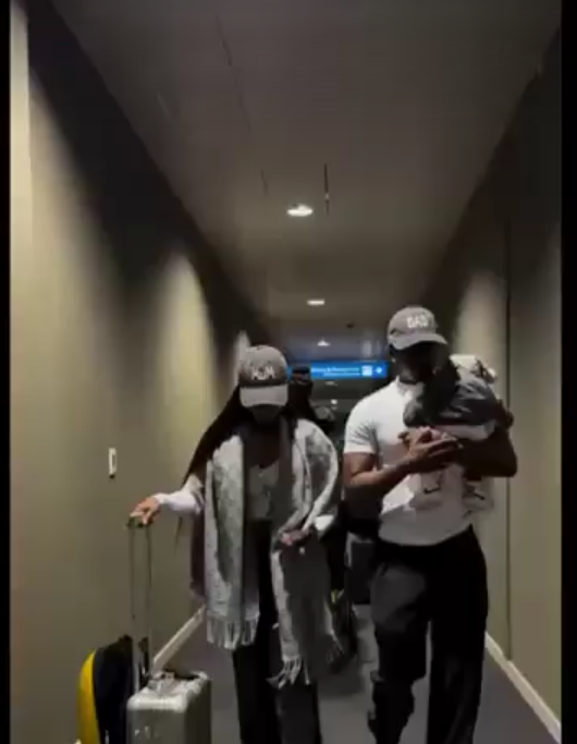 Love, Music, and Family: Priscilla Ojo and Juma Jux Steal Hearts as They Touch Down in Nigeria with Their Adorable Son Rakeem