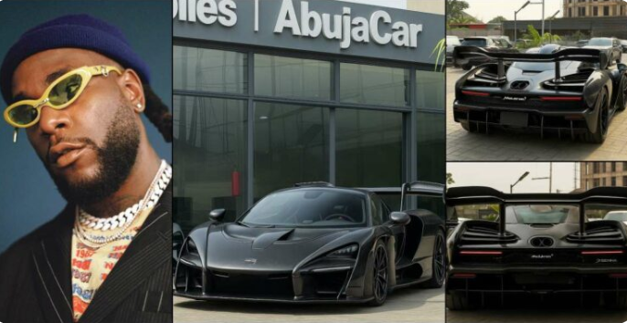 Burna Boy’s Billionaire Flex: N3.5 Billion McLaren Senna Touches Down in Nigeria