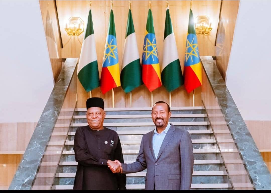 Vice President Kashim Shettima Visits Ethiopia, Signs State Guest Register, Tours National Palace Museum with PM Abiy Ahmed