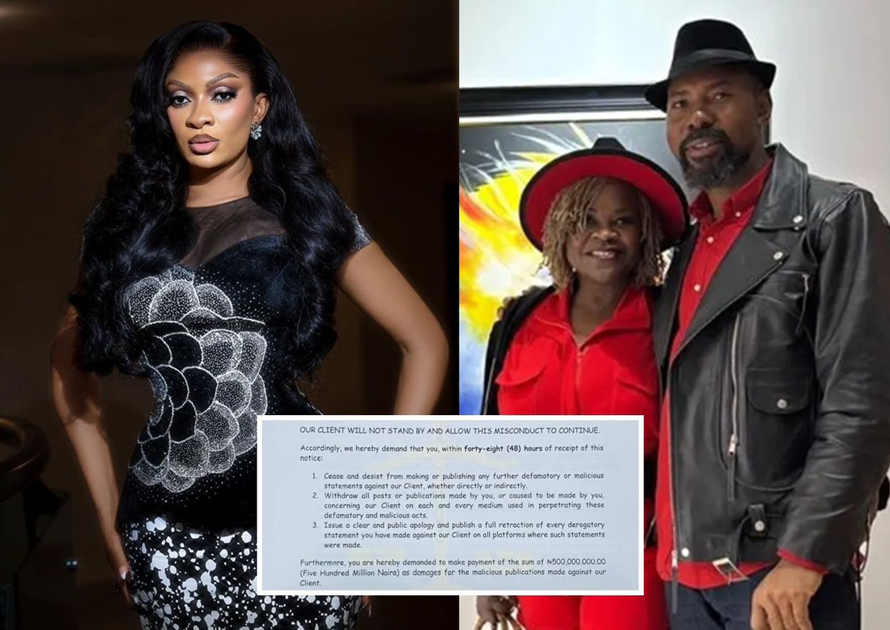 Drama in the Edochie Clan as May Edochie Slaps Yinka with ₦500M Defamation Demand