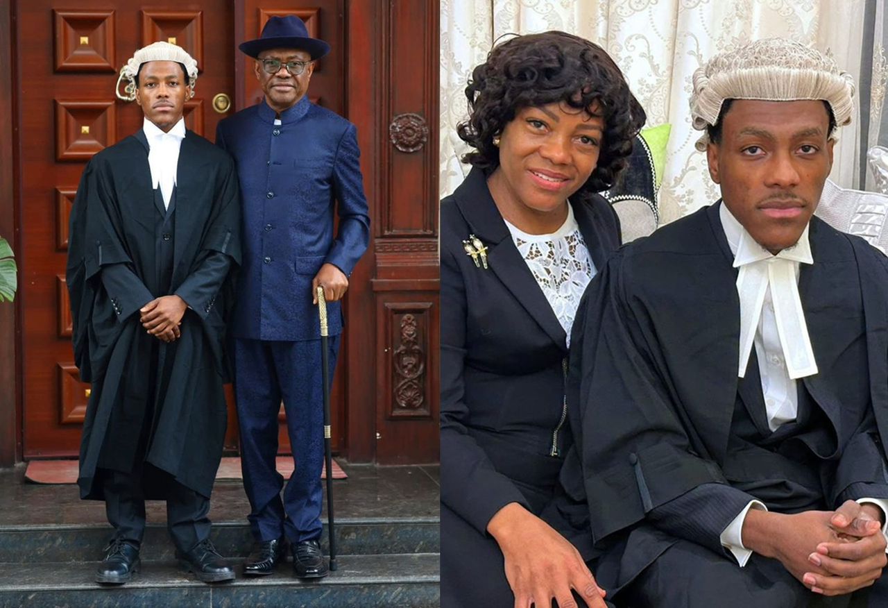 Wike Beams with Pride as Son, Jordan, is Called to the Nigerian Bar in a Family Celebration of Legacy and Achievement