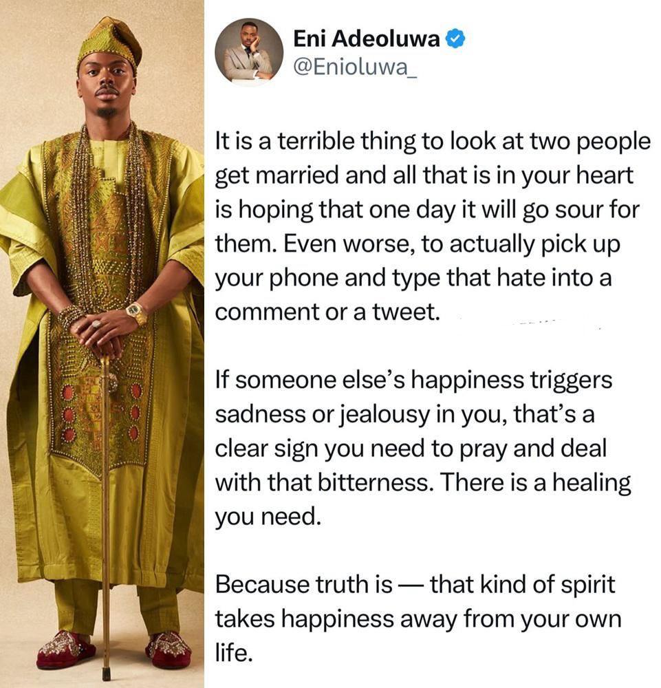Enioluwa Speaks Out: The Bitterness Behind Celebrating Breakups