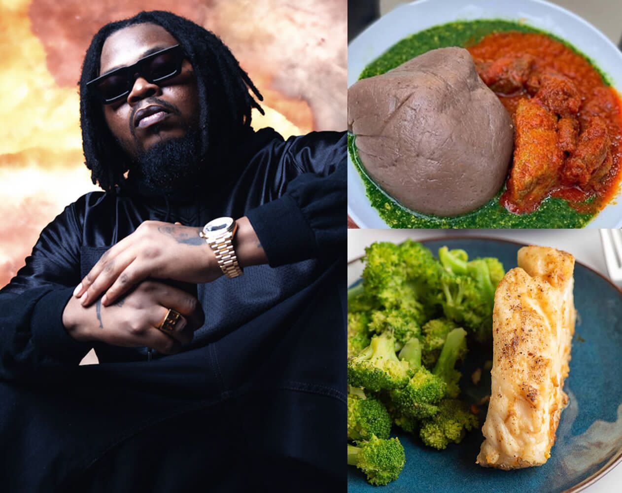 “Amala Makes Me Bloated All Day” — Olamide Ditches Traditional Meal for Broccoli and Light Diet