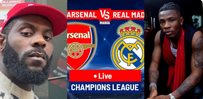 “Na Bet Wey Pain!” — Odumodublvck Can’t Hold Back Laughter as Joeboy Loses N3M to Arsenal’s Victory Over Real Madrid